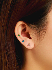 Green Airy Ohrringe Gold-Shopicrush