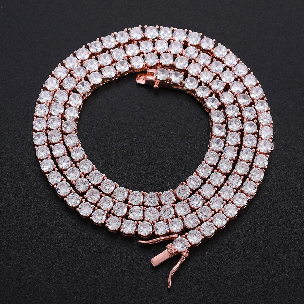 Handgefertigte VVS Moissanit Tennis - Kette (Alle Größen) - icrush - schmuck