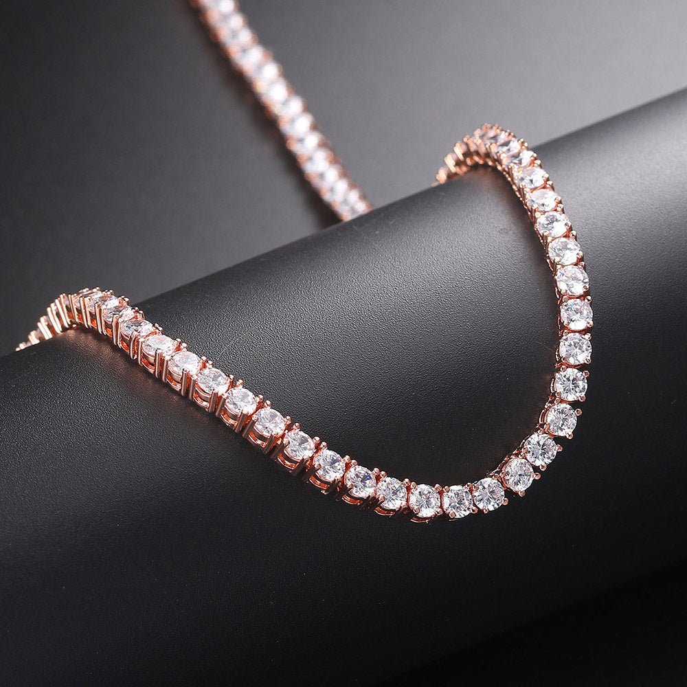Handgefertigte VVS Moissanit Tennis - Kette (Alle Größen) - icrush - schmuck