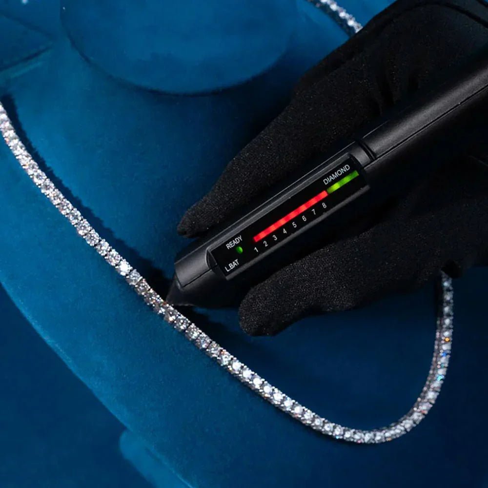 Handgefertigte VVS Moissanit Tennis - Kette (Alle Größen) - icrush - schmuck