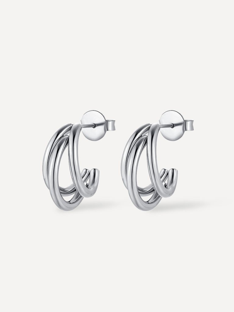 HANGING TRIO Mini Ohrringe Gold - icrush - schmuck