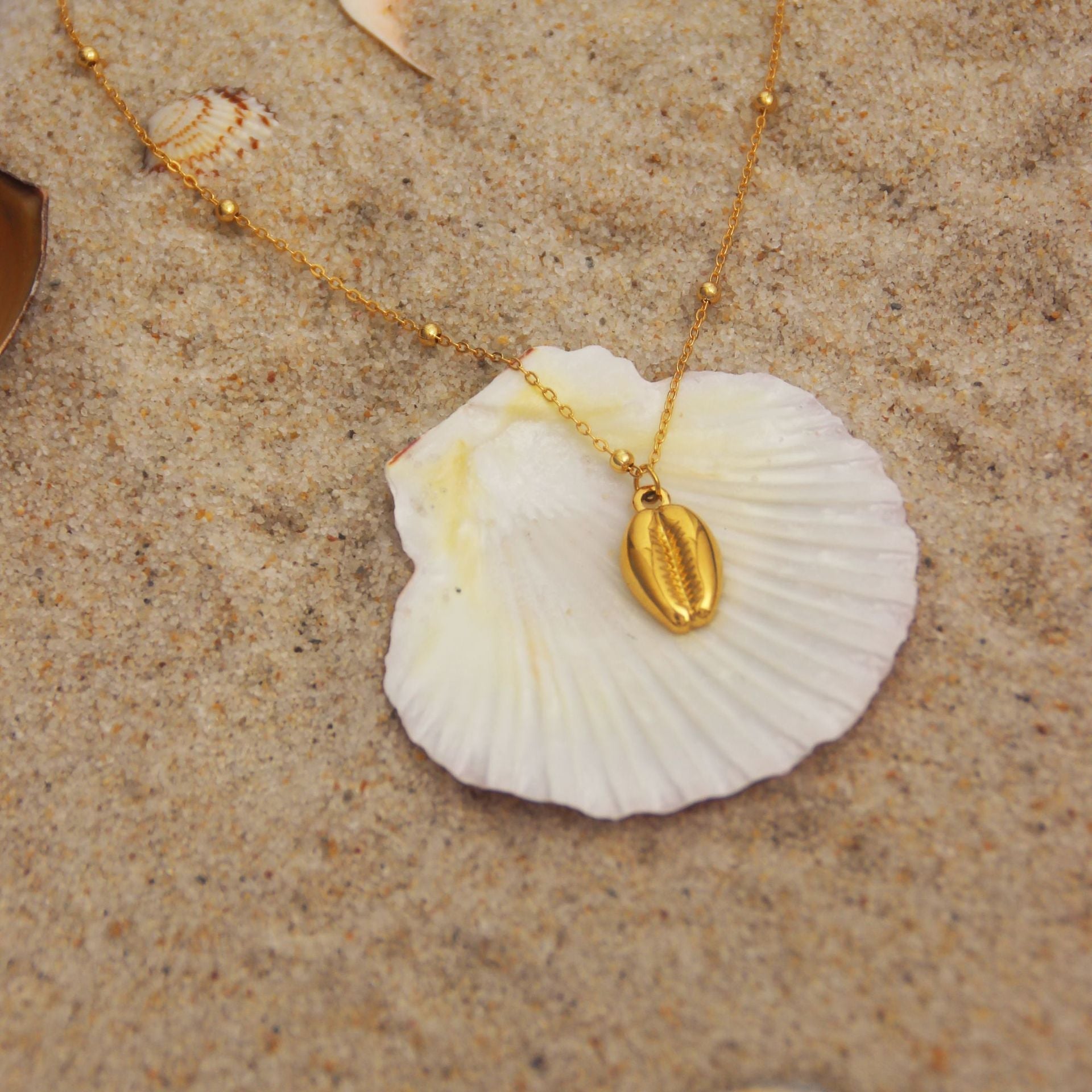 Jaide Shell Pendant Kette - icrush - schmuck
