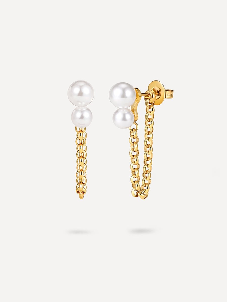 JOYFUL Pearl Ohrringe Gold-Shopicrush