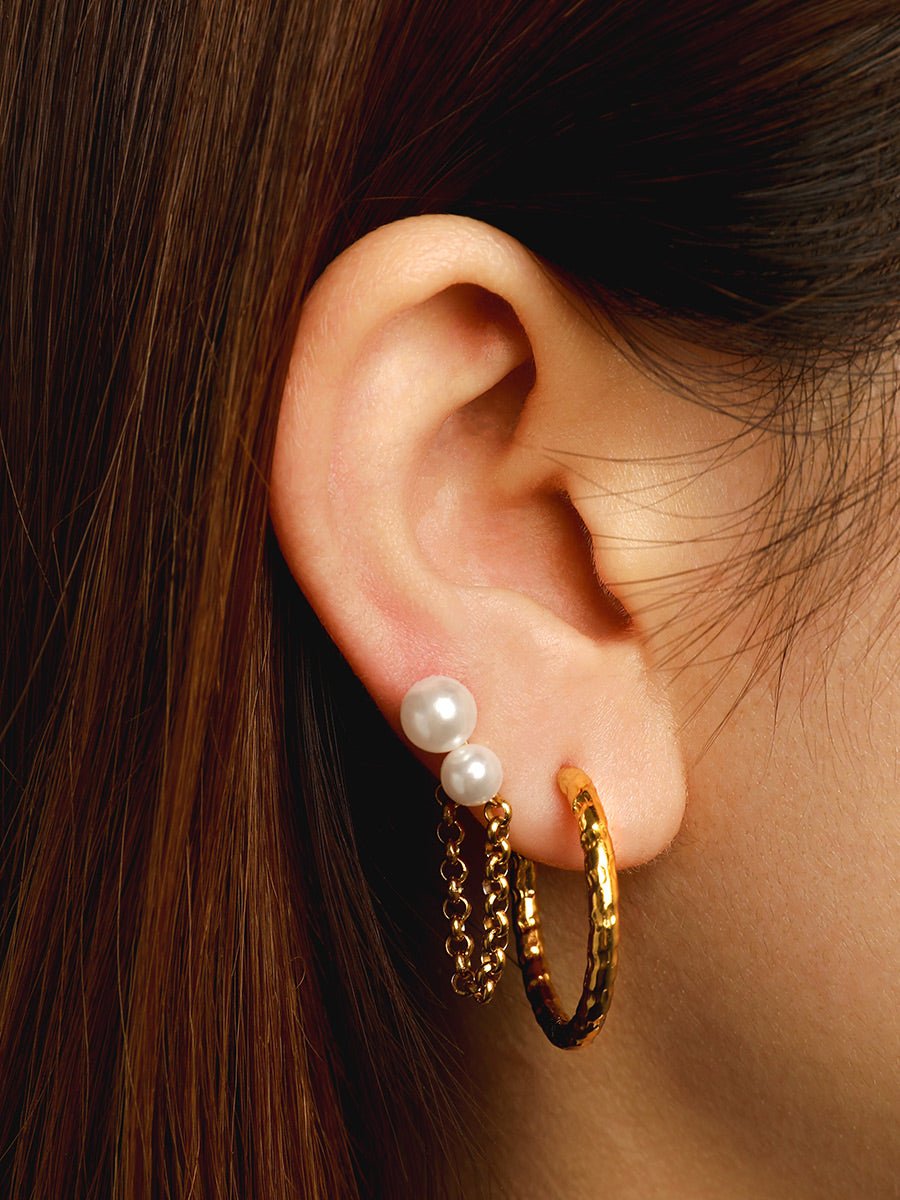 JOYFUL Pearl Ohrringe Silber-Shopicrush