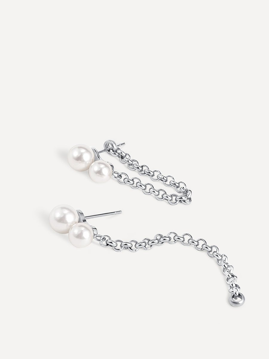 JOYFUL Pearl Ohrringe Silber-Shopicrush