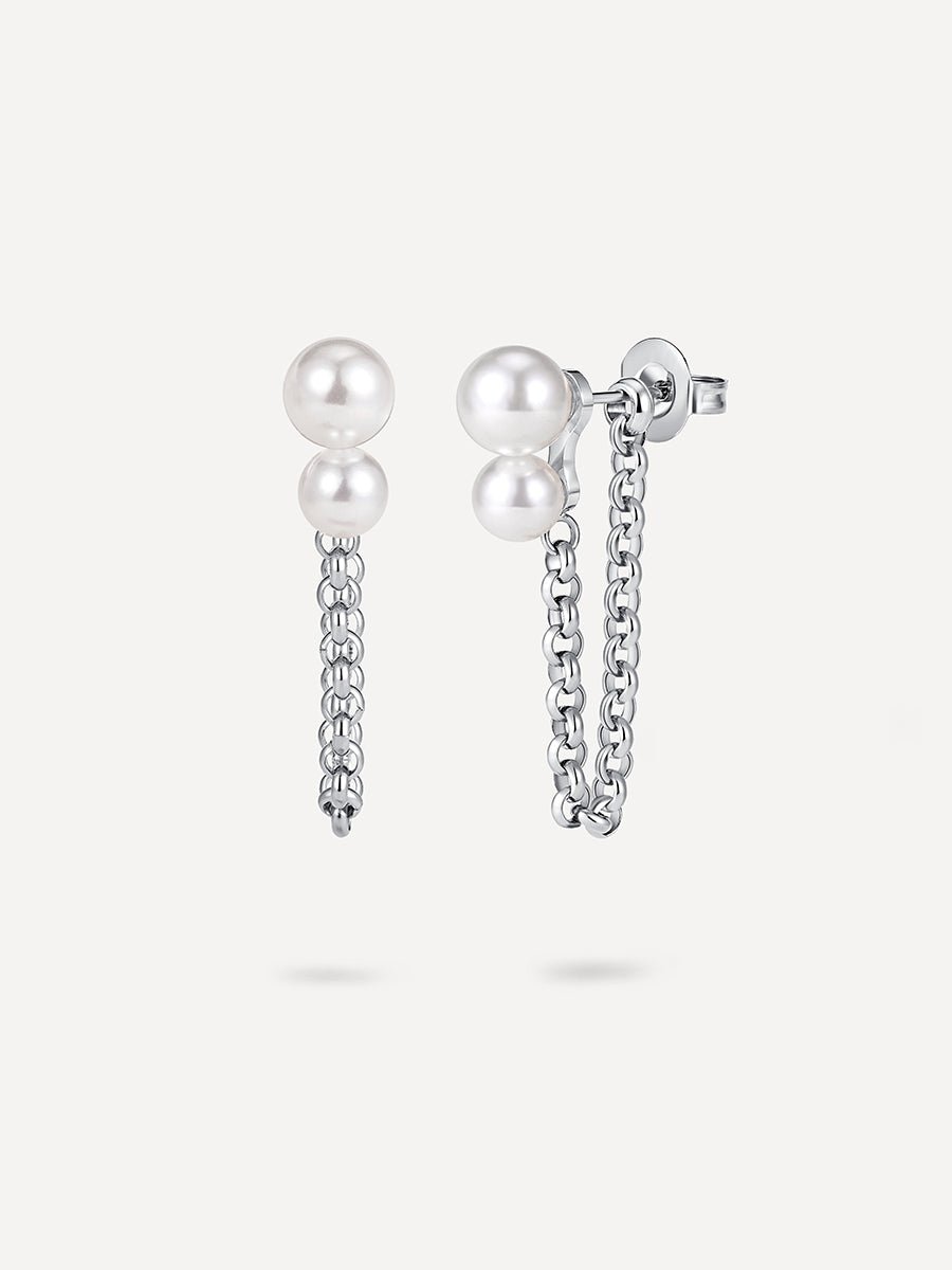 JOYFUL Pearl Ohrringe Silber-Shopicrush