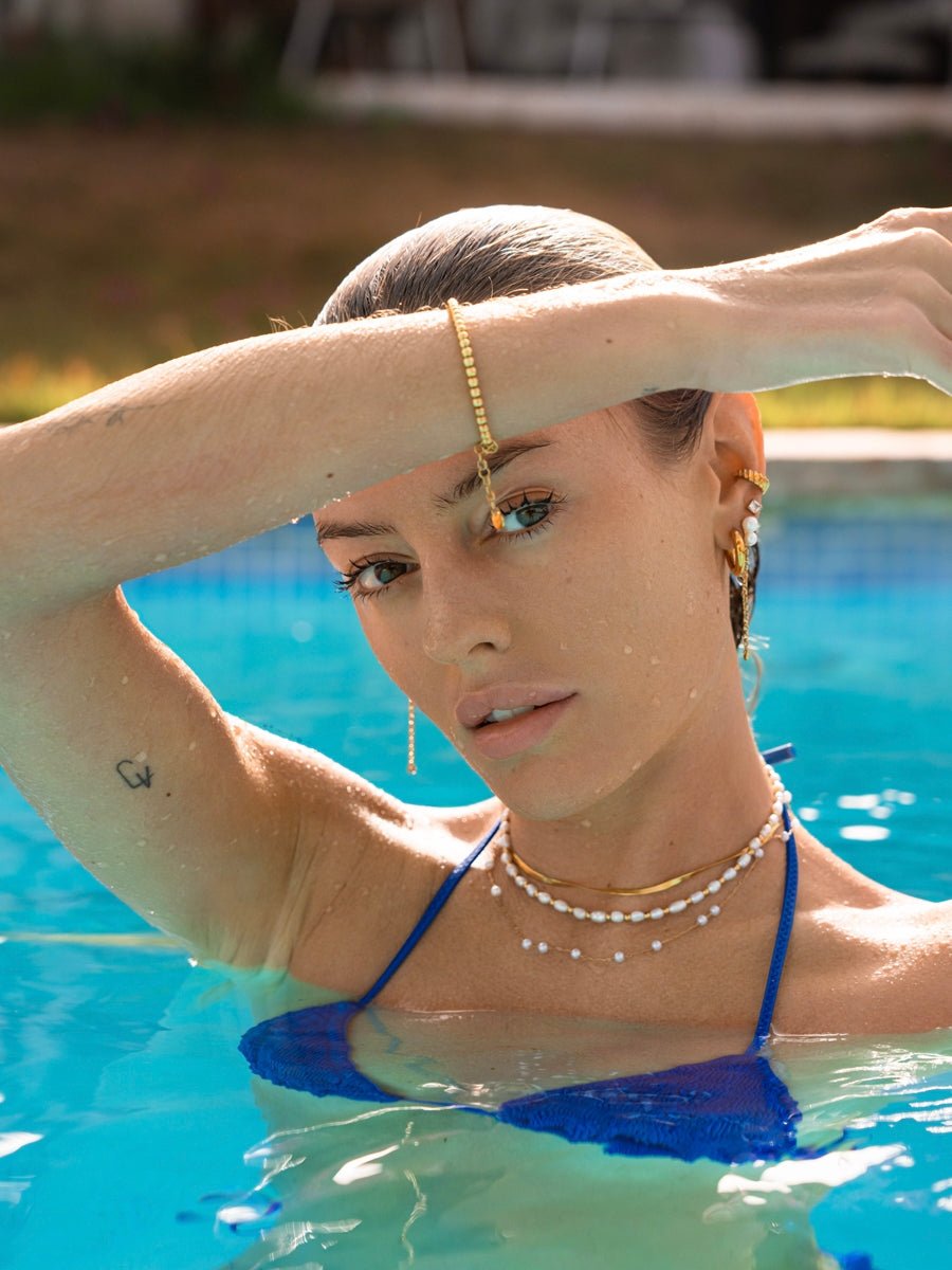 JOYFUL Pearl Ohrringe Silber-Shopicrush