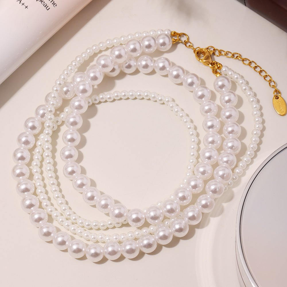 Laying Pearl Kette - icrush - schmuck