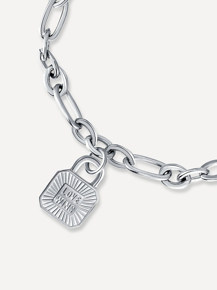 Love Wins ARMBAND Silber - icrush - schmuck