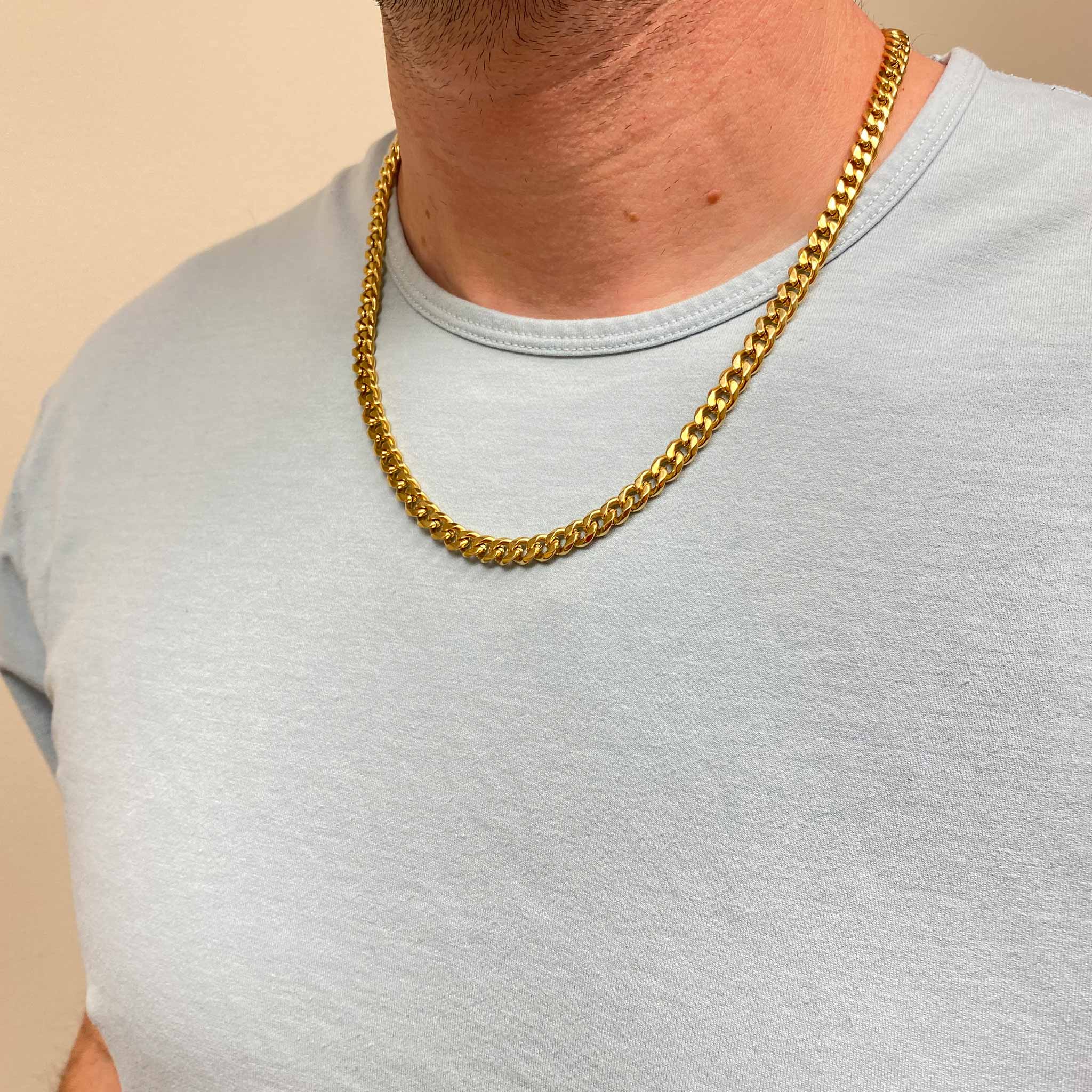 Markante 7mm Panzerkette aus Edelstahl - icrush - schmuck