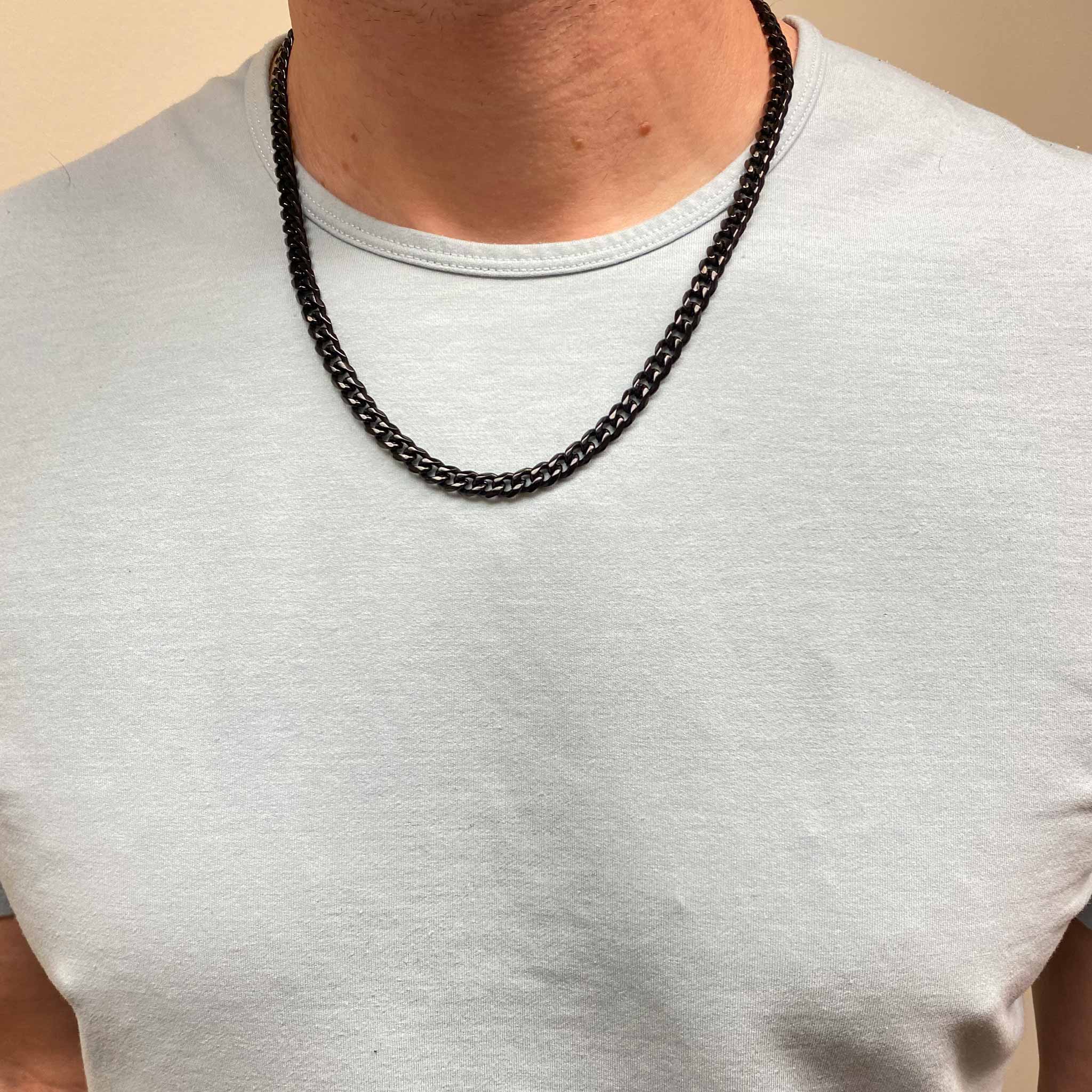 Markante 7mm Panzerkette aus Edelstahl - icrush - schmuck