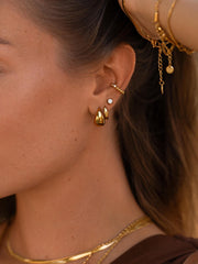 Mini-Ohrringe Slice Gold 9mm-Shopicrush