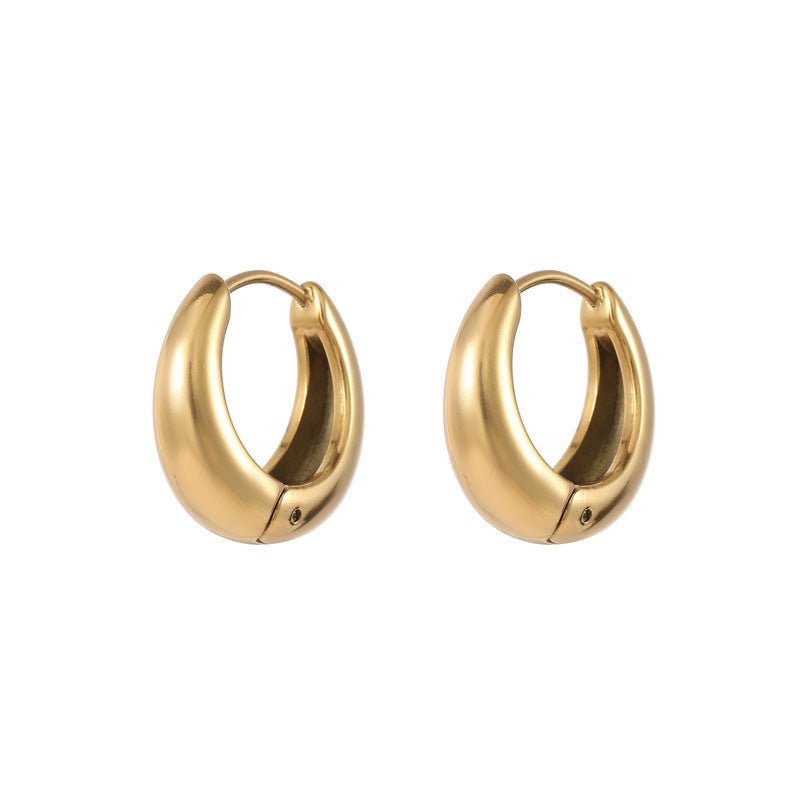 Minimalist Flowing Line Earrings - icrush - schmuck