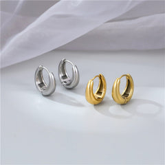 Minimalist Flowing Line Earrings - icrush - schmuck