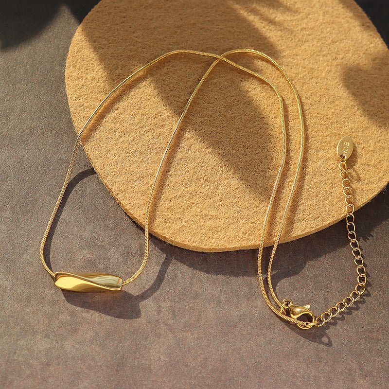 Minimalist Flowing Necklace - icrush - schmuck