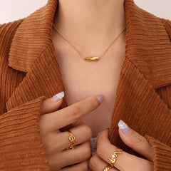 Minimalist Flowing Necklace - icrush - schmuck