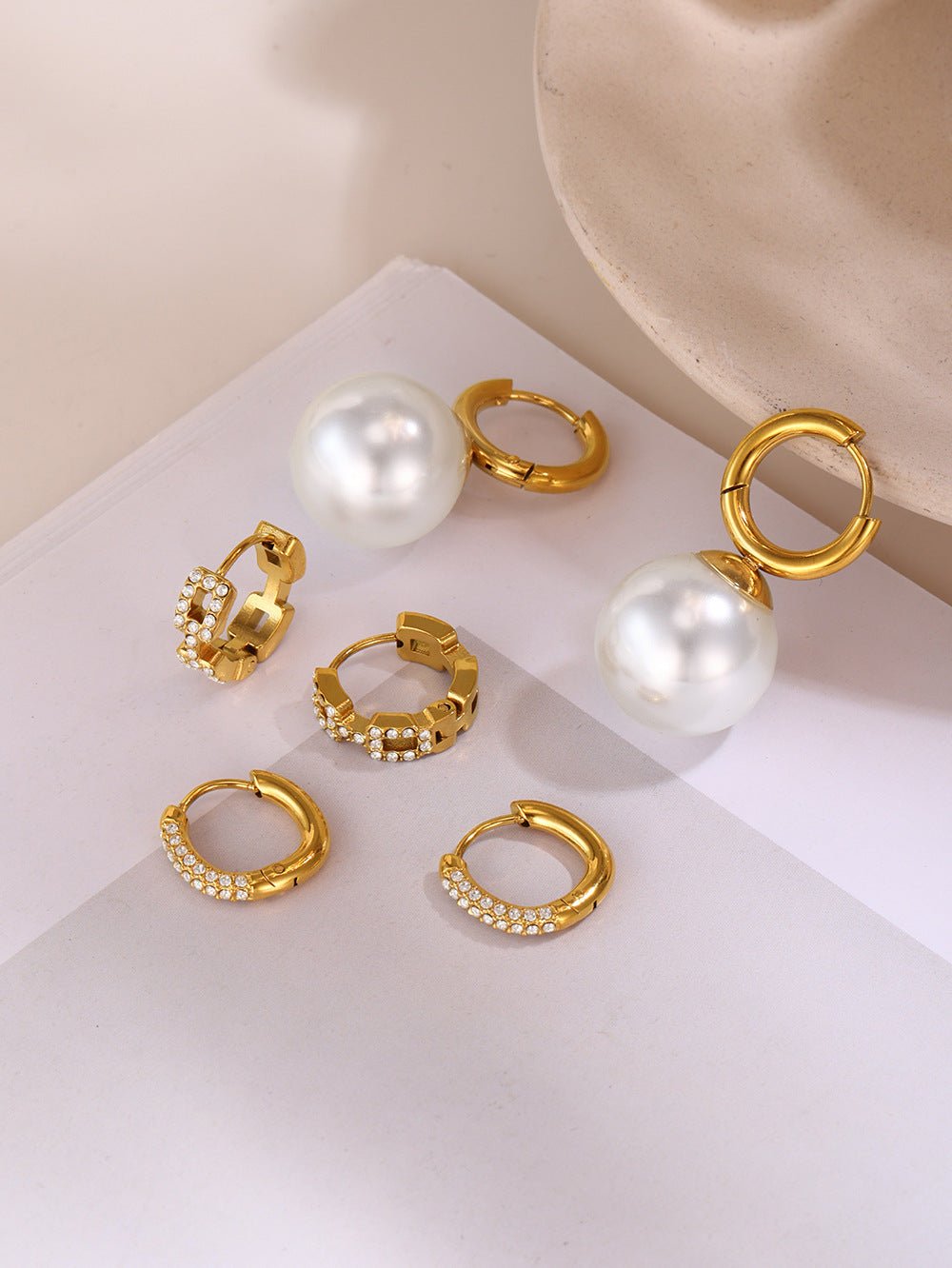 Modern Pearl OHRRINGE - icrush - schmuck