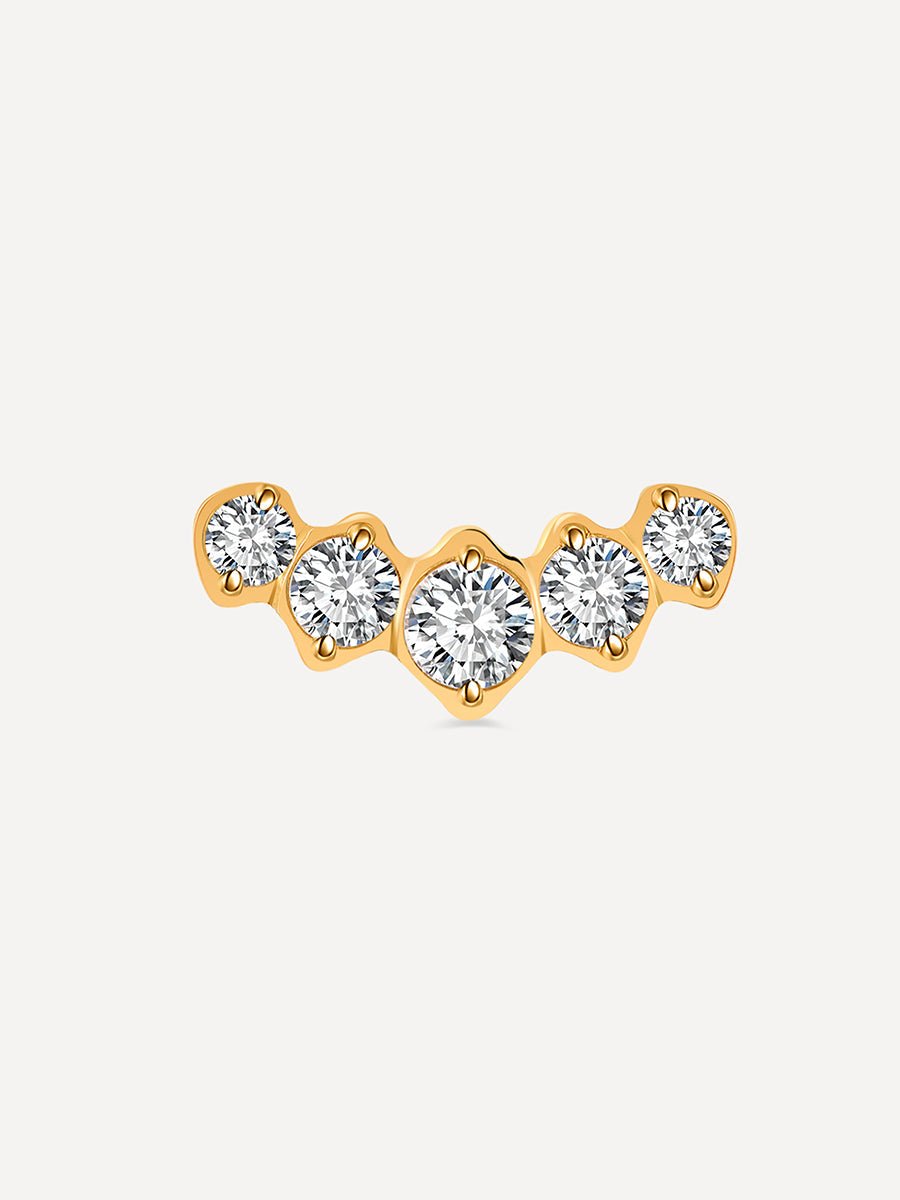 Moon Shine Titan Piercing Gold - icrush - schmuck