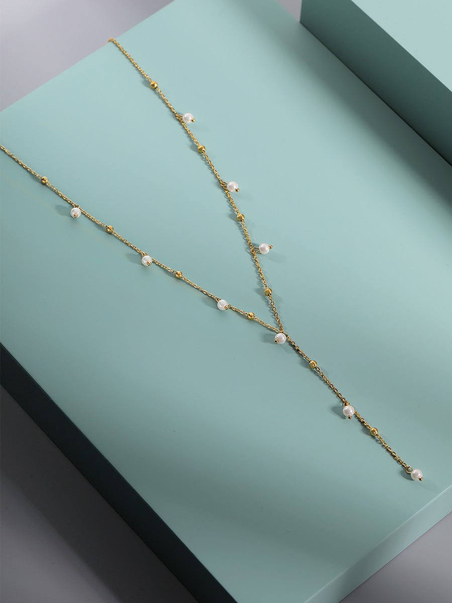 Pearl Station Kette Silber-Shopicrush