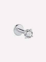 Round Spark Titan Piercing Silber-Shopicrush