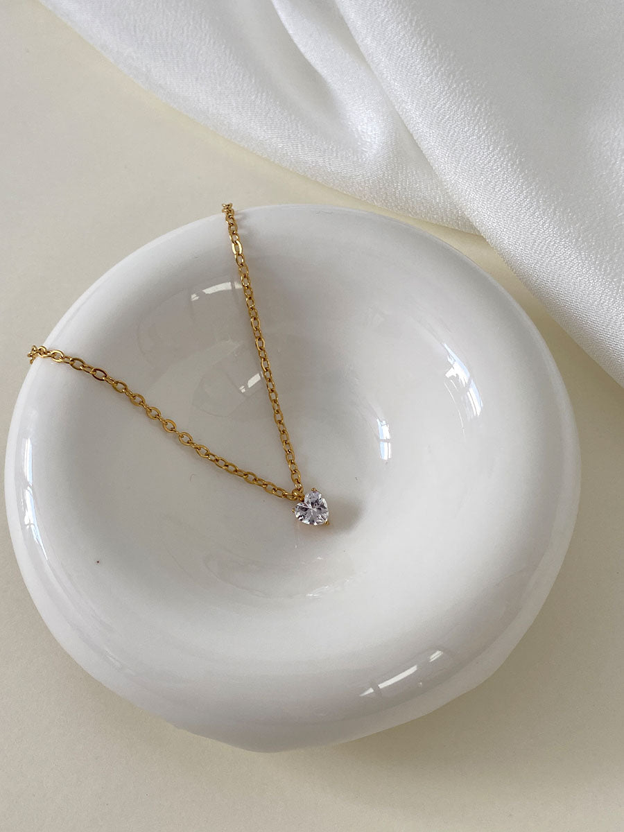 Shine Heart Kette Silber-Shopicrush