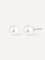 Simple Pearl Ohrringe Silber-Shopicrush