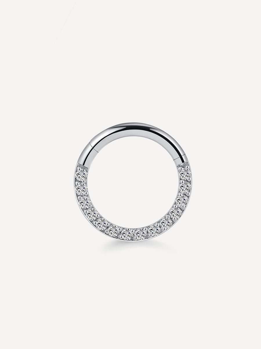 Single Glow Titan Piercing Silber - icrush - schmuck