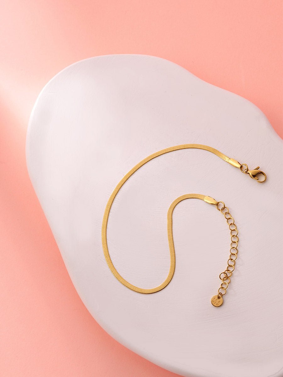 Sleek FUSSKETTCHEN Gold-Shopicrush