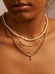 Sleek n Smooth Kette Silber-Shopicrush