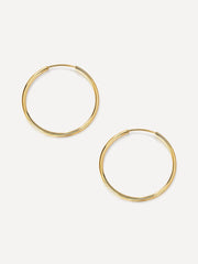 Slim Hoop Large Ohrringe Gold-Shopicrush