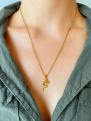Snake Pendant Kette - icrush - schmuck