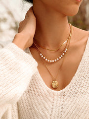 Spherical Art Pearls Kette Gold-Shopicrush