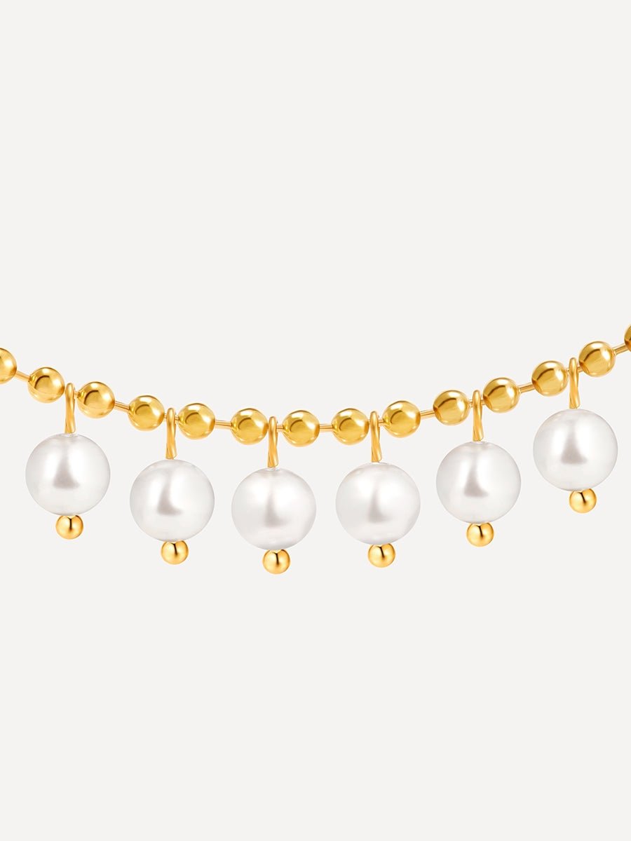 Spherical Art Pearls Kette Gold-Shopicrush