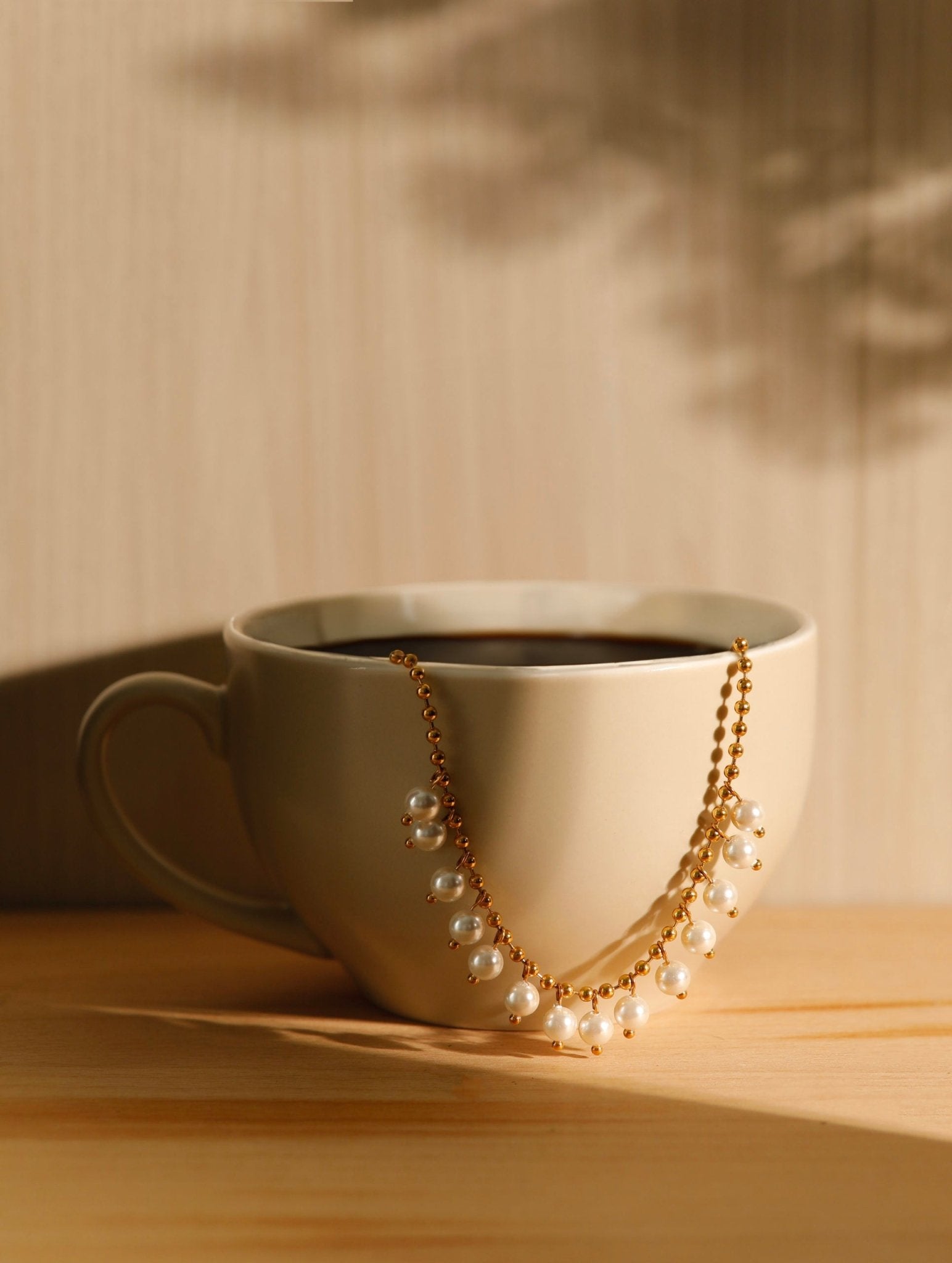 Spherical Art Pearls Kette Gold-Shopicrush