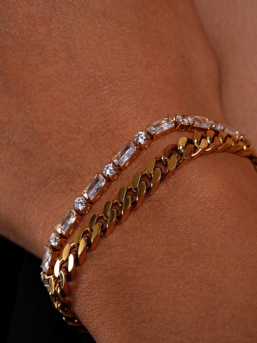 Square N Round ARMBAND Gold-Shopicrush