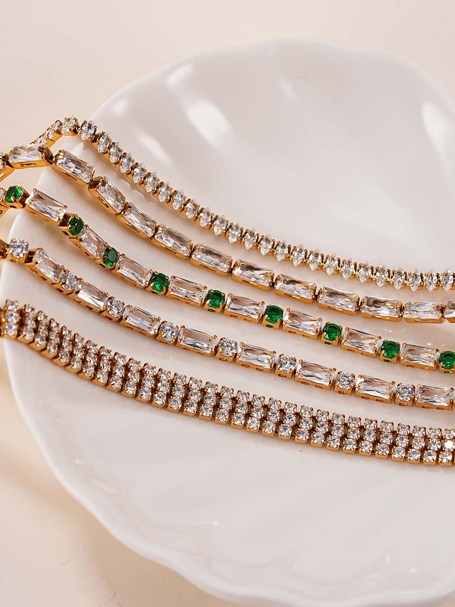 Square N Round Kette Gold-Shopicrush