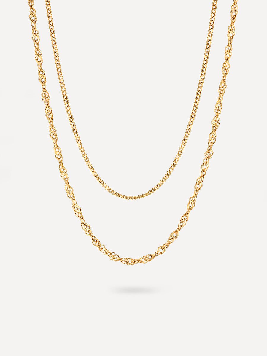 Straight n Twist Kette Gold-Shopicrush
