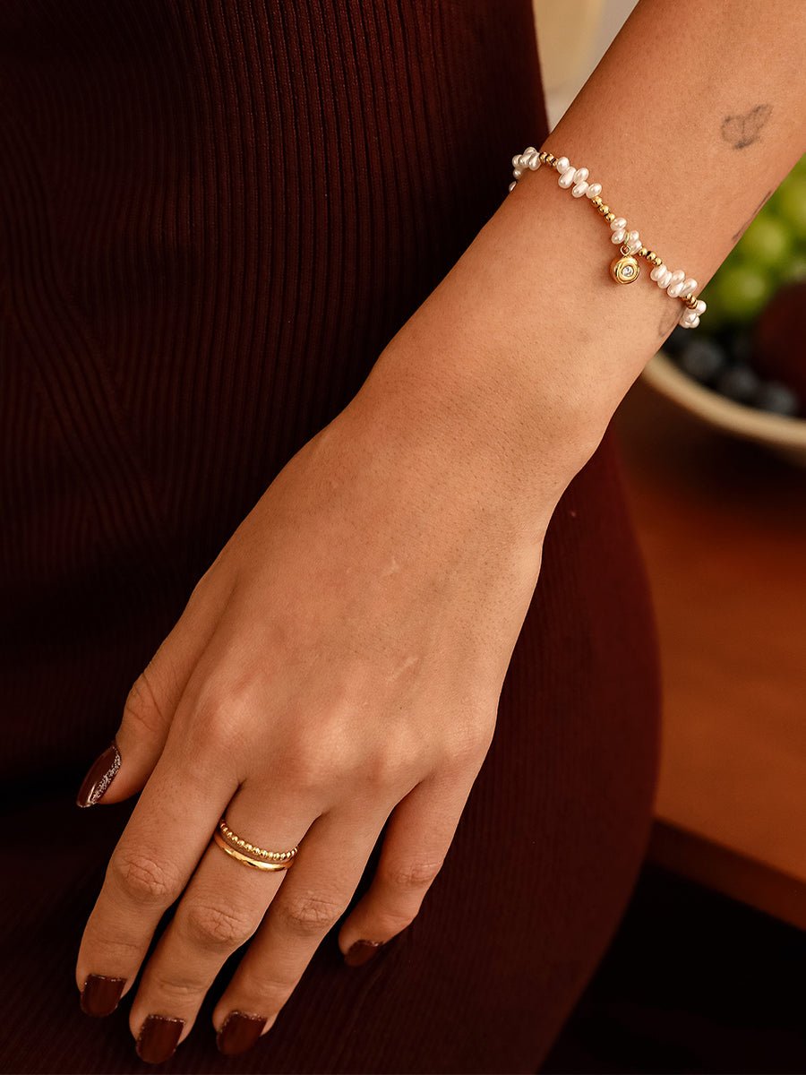 Twilight Beads Ring Gold - icrush - schmuck