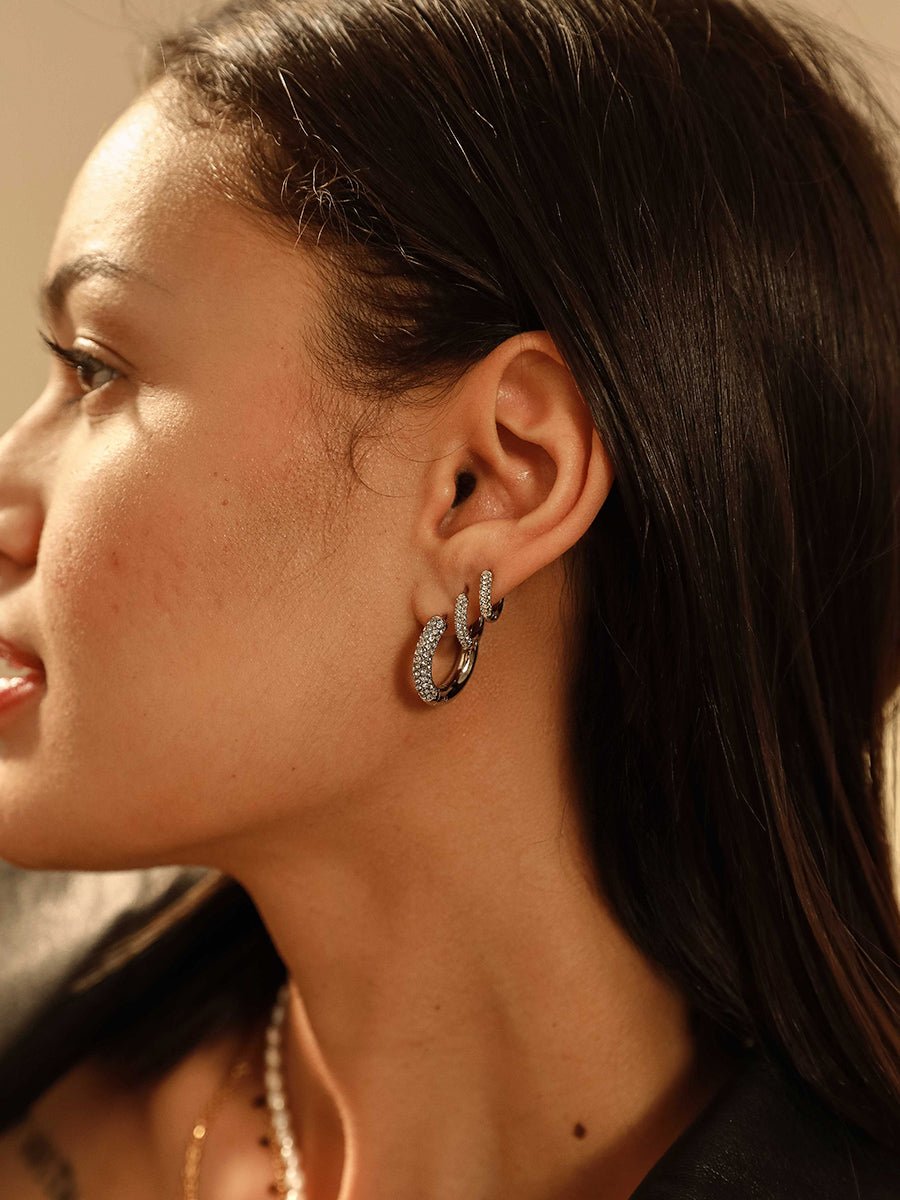 Twinkle Split Ohrringe S Silber - icrush - schmuck