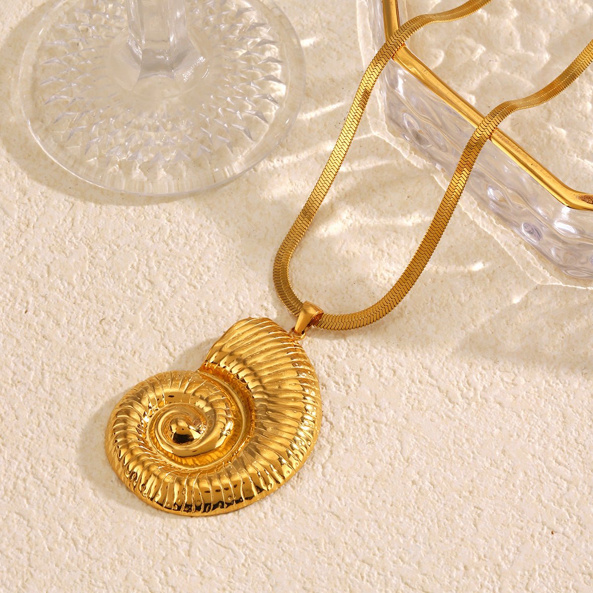Vittoria Oversized Shell Kette - icrush - schmuck