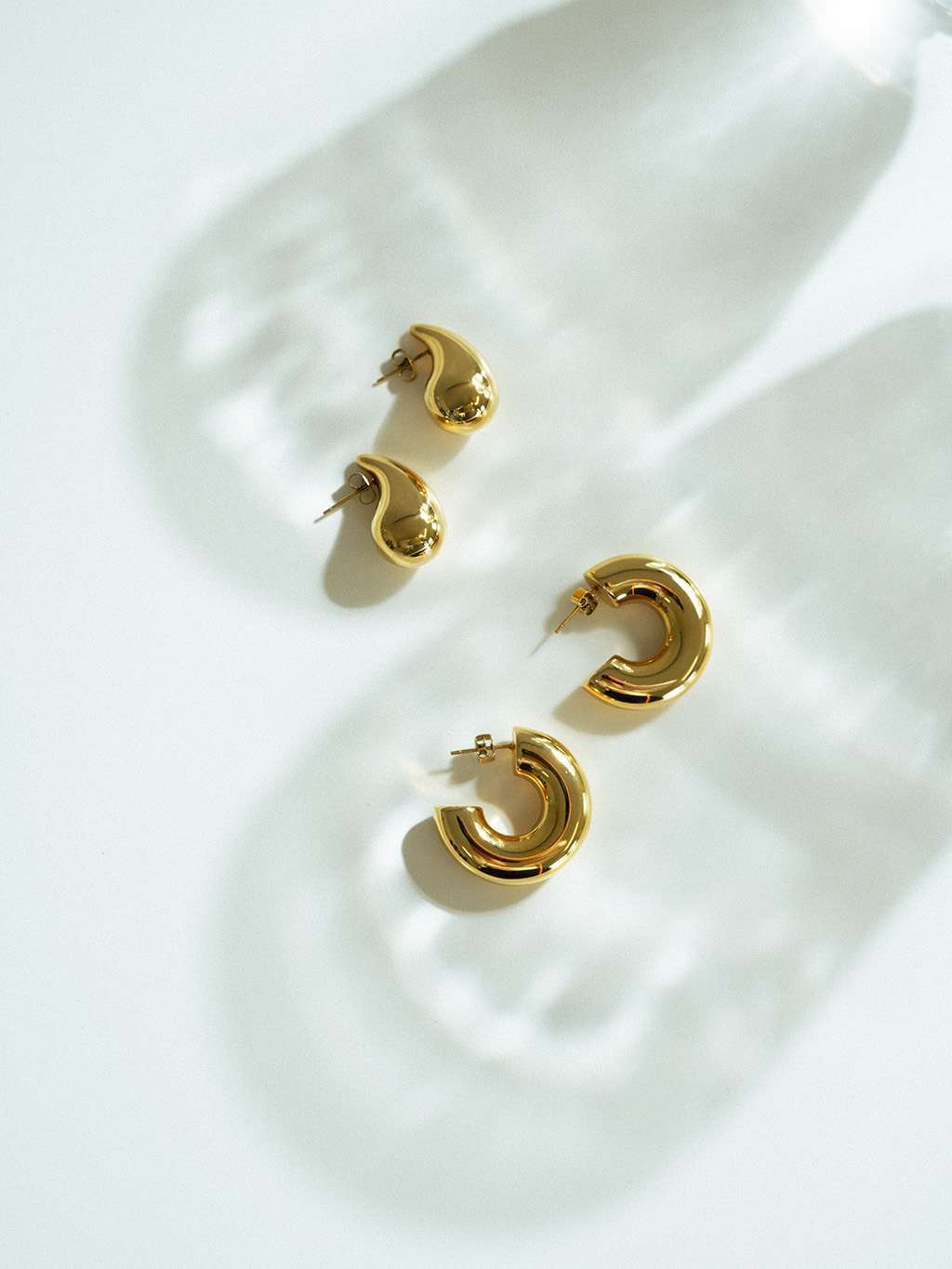 Water Drop Ohrringe Gold Silber - icrush - schmuck