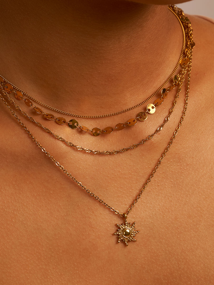 Disk Connect Kette Gold-Shopicrush