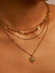 Disk Connect Kette Gold-Shopicrush